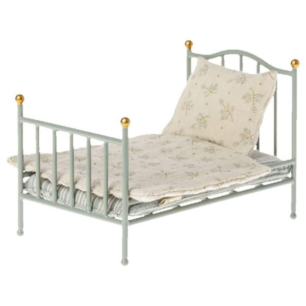 Maileg Maileg Vintage Bett Maus - Minze