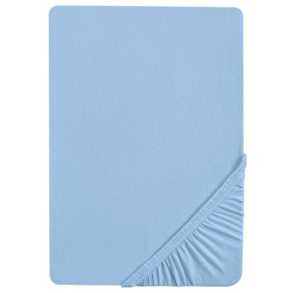 Castell Spannbettlaken Jersey eisblau 90 x 190 - 100 x 200 cm