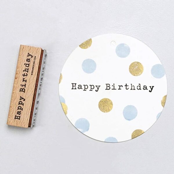 Perlenfischer Perlenfischer Text-Stempel HAPPY BIRTHDAY #1