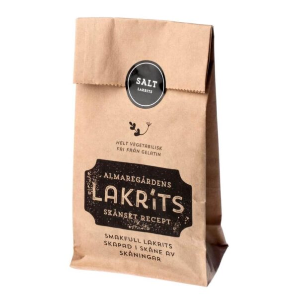 Almaregardens Almaregårdens Lakritz Salt - Salzlakritz 150g