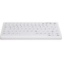 CHERRY AK-C4110 Tastatur USB QWERTZ Deutsch Weiß (AK-C4110F-US-W/GE)