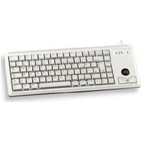 Cherry Slim Line G84-4420 - Tastatur - USB - 83 Tasten - Trackball - Hellgrau - Englisch - US (G84-4420LUBEU-0)