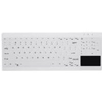 Cherry Active Key MedicalKey AK-C7412 - Tastatur - disinfectable hygiene keyboard - mit Touchpad - USB - QWERTY - GB - weiß (AK-C7412F-GUS-W/UK)