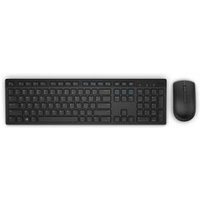 Dell KM636 - Tastatur-und-Maus-Set - kabellos - 2.4 GHz - QWERTZ - Deutsch - Schwarz - für Latitude 34XX