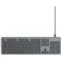 Hama USB-Tastatur CK-400 beleuchtet kabelgebunden Schwarz QWERTZ DE (00173058)