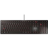 CHERRY KC 6000 SLIM - Tastatur - USB - Gesamtnordisch - Schlüsselschalter: CHERRY SX - Schwarz (JK-1600PN-2)