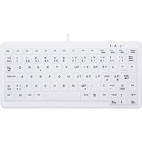 CHERRY AK-C4110 Tastatur USB QWERTY Norwegisch Weiß (AK-C4110F-US-W/NOR)