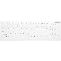 Active Key AK-C8112 - Tastatur - medical - 100% - full size - waschbar - USB - QWERTY - Europa - Tastenschalter: CHERRY SX - weiß (AK-C8112-US-W/EU)