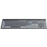 Hama Multi-Device-Tastatur WK-750 kabellos beleuchtet Schwarz QWERTZ DE (00173068)