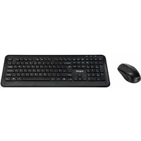 Targus - Tastatur-und-Maus-Set - combo - full size - kabellos - 2.4 GHz - QWERTY - GB - Schwarz (AKM610UK)