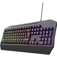 Trust GXT 836 Evocx Tastatur Gaming USB QWERTY US Englisch Schwarz (24722)