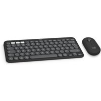 Logitech Pebble 2 Combo for Mac Graphite - Slim Bluetooth®-Tastatur und -Maus für Mac