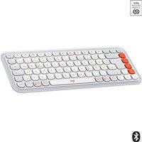 Logitech POP Icon Keys Weiß - Kabellose Multi-Device-Tastatur