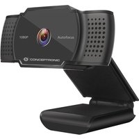 CONCEPTRONIC AMDIS06B 2K 1080P FullHD Autofokus-Webcam mit Mikrofon