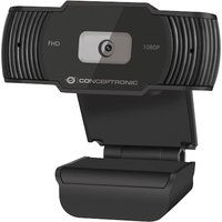 CONCEPTRONIC AMDIS04B 1080P FullHD Webcam mit Mikrofon