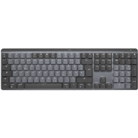 Logitech Master Series MX Mechanical - Tastatur - hinterleuchtet - kabellos - Bluetooth LE - QWERTZ - Deutsch - Tastenschalter: Linear - Graphite (920-010749)