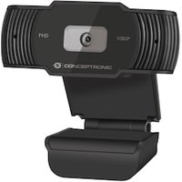 CONCEPTRONIC AMDIS04B 1080P FullHD Webcam mit Mikrofon