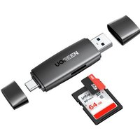 Ugreen 80191 Kartenleser USB 3.2 Gen 1 (3.1 Gen 1) Type-A/Type-C Schwarz (80191)