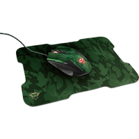 Trust Gaming GXT 781 Rixa - Maus - rechts- und linkshändig - optisch - 6 Tasten - kabelgebunden - USB - Camouflage (23611)