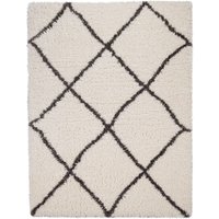 Hochflor-Teppich Mahara beige 60x90 cm