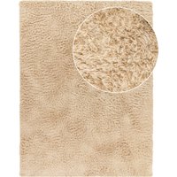 Hochflor-Teppich Silvana beige 160x220 cm