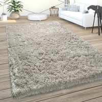 Hochflor-Teppich Alba grau 240x340 cm