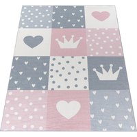 Kinderteppich Eliza pink 160x220 cm