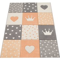 Kinderteppich Kosmos orange 200x290 cm