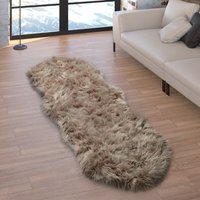 Hochflor-Teppich Playara beige 55x160 cm fell-form