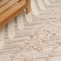 Teppich Buena beige 120 cm rund