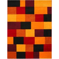 Moderner-Teppich Bravo rot 80x150 cm