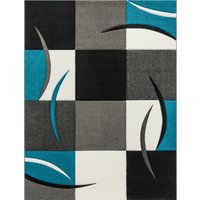 Moderner-Teppich Diamora türkis 120x170 cm