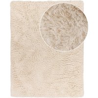 Hochflor-Teppich Silvana creme 60x100 cm