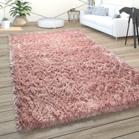 Hochflor-Teppich Alba pink 160x220 cm