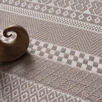 In- & Outdoor-Teppich Verona beige 120 cm rund