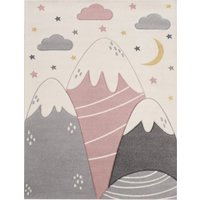 Kinderteppich Kosmos pink 80x150 cm