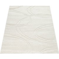 Moderner-Teppich Bravo beige 80x150 cm