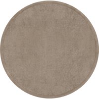 Waschbarer Kinderteppich Atami beige 80 cm rund