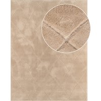 Waschbarer Teppich Utah beige 200x280 cm