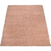 Hochflor-Teppich Trip rosa 60x100 cm