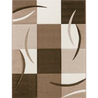 Moderner-Teppich Diamora braun 120x170 cm