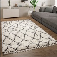 Hochflor-Teppich Oregon beige 60x100 cm