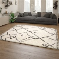 Hochflor-Teppich Oregon beige 60x100 cm