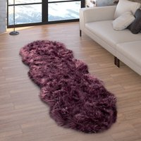 Hochflor-Teppich Playara lila 55x80 cm fell-form