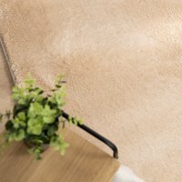 Teppich Amante dunkel-beige 200 cm quadrat