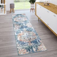 Teppich Herbella blau 80x300 cm