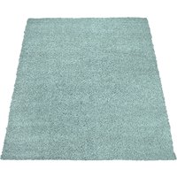 Hochflor-Teppich Trip türkis 70x140 cm