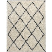 Shaggy-Teppich Kalea beige 60x100 cm