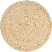 Jute-Teppich Vibora elfenbein 120 cm rund