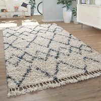 Hochflor-Teppich Nadori beige 160x230 cm